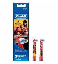 Oral-B Unisex Çocuk Incredıbles Serisi Çocuk Diş Firçası Yedek Başlık 2'Li