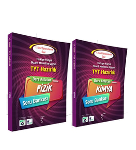 Karekök Yayınları 11. Sınıf TYT Hazırlık Fizik ve Kimya Ders Anlatan Soru Bankası Seti 2 Kitap