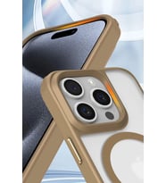 Newface Apple iPhone 14 Pro Max Kılıf Enka Magsafe Silikon Kılıf - Şeffaf
