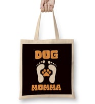 Dog Mother Dogs Mom Dog Owner Animal Lover Dog Paw Pet Bez Çanta Uzun Saplı