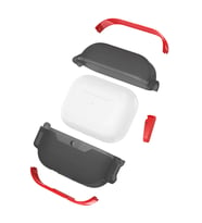 Apple Airpods Uyumlu Zore Airbag 34 Darbelere Karşı Dayanıklı Kılıf (Mor)