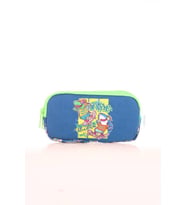 Kaukko Kids 3 Bölmeli Kalem Çantası Cube Xtreme Mavi L8177