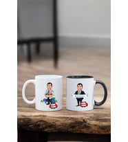 Erkeğe Doğum Günü Hediyesi Kişiye Özel Karikatürlü Kupa Bardak