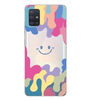 Samsung Galaxy A71 Uyumlu Smile Tasarımlı Şeffaf Telefon Kılıfı