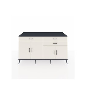 Kronos Konsol 2 Raflı 3 Çekmeceli 4 Kapaklı 176x59x99 Antrasit-Aytaşı