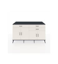 Kronos Konsol 2 Raflı 3 Çekmeceli 4 Kapaklı 176x59x99 Antrasit-Aytaşı