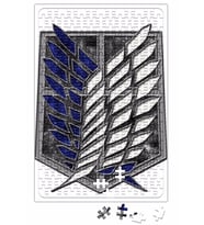 Attack on Titan The Survey Corps Logo Puzzle 240 Parça Yapboz