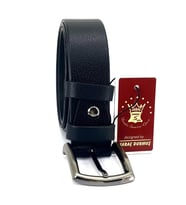 Saraç 1103 24K 3,5 Cm Erkek Kot Kemer Siyah