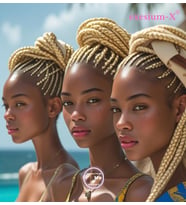 X-Pression Afrika Örgüsü ve Rasta İçin Sentetik saç  165GR-24-1