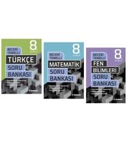 TUDEM YAYINLARI 8.SINIF LGS BECERİ TEMELLİ TÜRKÇE - MATEMATİK - FEN BİLİMLERİ - SORU BANKASI