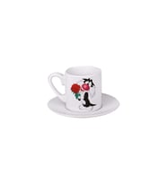 Ghostbastır Design Looney Tunes Silvestre Türk Kahvesi Fincanı 072