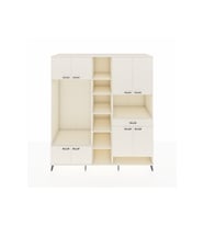 Kronos Dolap 12 Raflı Tek Çekmeceli 8 Kapaklı 220x59x243 Aytaşı-Aytaşı/Aytaşı