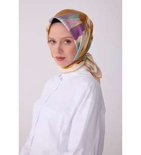 Belli 2026 Yaz Sezonu Twill İpek Eşarp 4303DTM 83