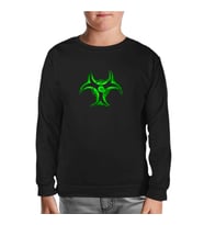 Nuclear Reactor Siyah Çocuk Sweatshirt