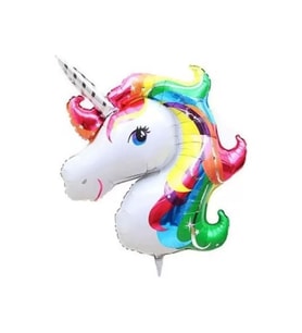 Kumsal Concept Unicorn Dev Folyo Balon Gökkuşağı Doğum Günü Parti Seti Malzemeleri Konsept