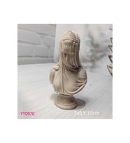 YY0970 Kaideli Tüllü Kadın Büst Biblo Silikon Kalıp