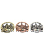 İstanbul Temalı Metal Magnet Yuvarlak Tasarım