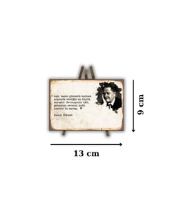 Ahşap Retro Masa Üstü Mdf Akıllı Tablo , Komik Sözler , Duvar Yazıları , Edebiyat - Akıllı316