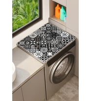 Valerine Life Çamaşır ve Kurutma Makinesi Üstü Düzenleyici Matı Örtüsü Kaymaz Sıvı Geçirmez 27CMD251