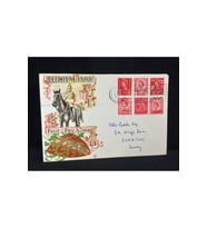 İngiltere Özel Gün Damgalı İlk Gün Zarfı Kraliçe Pullu Definitive İSSUE First Day Cover FDC