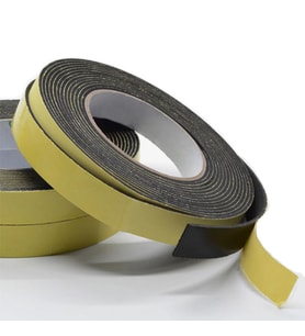 Contacall Kapı Pencere İzolasyon Bandı Yapışkan Sünger 5 mm Kalınlık 35 mm Genişlik 10 Metre Uzunluk / Epdm-5*35