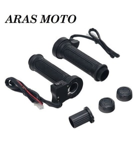 Motosiklet Ve Atv Elcik Isıtma 2 Kademeli Hot Grip Marka İyi Kalite _Supermoto (Renksiz)