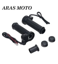 Motosiklet Ve Atv Elcik Isıtma 2 Kademeli Hot Grip Marka İyi Kalite _Supermoto (Renksiz)