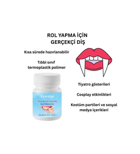 Parti Dişleri Yapım Malzemesi – Termoplastik Boncuklarla Cosplay ve Halloween Dişleri