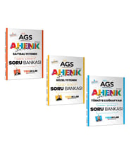 Yediiklim 2025 MEB AGS Ahenk Serisi Sayısal Sözel ve Türkiye Coğrafyası Soru Bankası Seti 3 Kitap