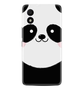 TCL 303 Kılıf Silikon Desen Özel Seri Sevimli Panda 1794