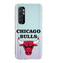 Xiaomi  Mi Note 10 Lite  Kamera Korumalı Kapak Chicago Bulls Tasarımlı Şeffaf  Kılıf