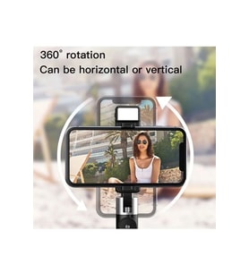 Işıklandırmalı Taşınabilir Selfie Çubuğu ve Tripod, Bluetooth Uzaktan Kumanda