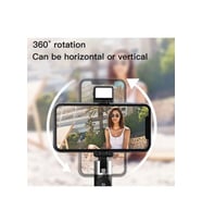 Işıklandırmalı Taşınabilir Selfie Çubuğu ve Tripod, Bluetooth Uzaktan Kumanda