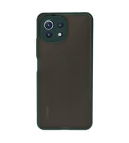 Mi̇ 11 Lite Kılıf Montreal Silikon Kapak - Yeşil