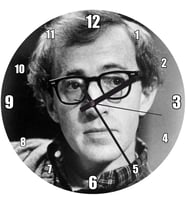 Cakatablo Woody Allen Kazak Gömlek Duvar Saati