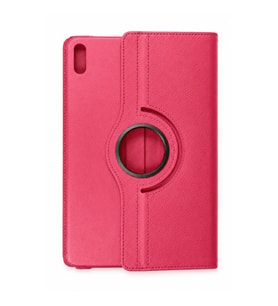Huawei MatePad SE 11 Kılıf 360 Tablet Deri Kılıf - Pembe