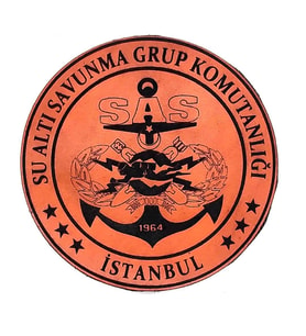 SAS Deri PEÇ  SU ALTI SAVUNMA GRUP KOMUTANLIĞI- Arma - Patch