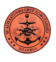SAS Deri PEÇ  SU ALTI SAVUNMA GRUP KOMUTANLIĞI- Arma - Patch