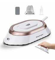 Rowenger NB301 Mini Seyahat Ütüsü Çift Voltaj Dünya Çapında Kullanıma Uygun (Beyaz)