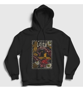 Presmono Unisex Beyaz Code Orange Gojira Kapüşonlu Sweatshirt 396319tt (Siyah)