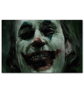 Cakatabloo Joker Yağlıboya Çizim Fotoğraf MDF Tablo