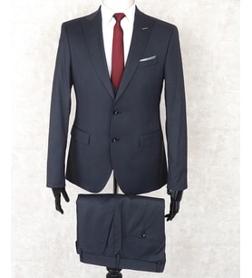 Jan Carlucci Slimfit Yelekli Drop 6 Takım-Lacivert