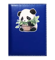 PROMOSYON DENİZİ  SEVİMLİ PANDA 1 GÖRSELLİ LACİVERT RUHSAT KABI