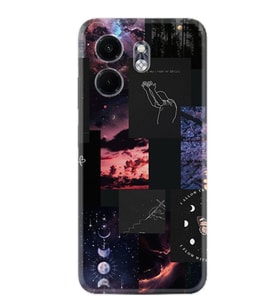 Infinix Hot 50i Kılıf Boutique Baskılı Resimli Ay Pattern Pcode -030