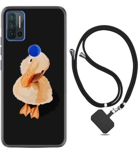 Reeder P13 Blue Max Pro Kılıf Desenli İpli Askılı Üzgün Ördek 1685
