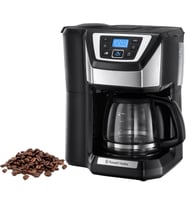 Russell Hobbs Victory Öğütücülü Kahve Makinesi (1,5 L Cam Sürahi, 12 Fincan, Dijital Programlanabili