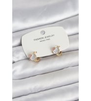 Kitty Model Gold Renk Pirinç Çocuk Küpe - TJ-BKP11652