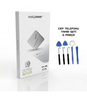 Tecno SPARK 20 PRO - 49JT - İle Uyumlu Pil Batarya Realpower Güçlendirlmiş Uzun Pil Süresi + Tamir Kiti