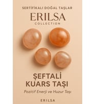 Sertifikalı Şeftali Kuvars Taşı Kütle 25–30 mm Pozitif Enerji ve Huzur Taşı (Çok Renkli)