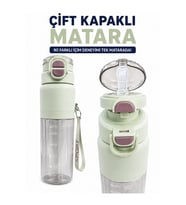 Çift Kapaklı Matara Suluk 920 ml – 2 Farklı İçim Seçeneği, Spor ve Günlük Kullanım